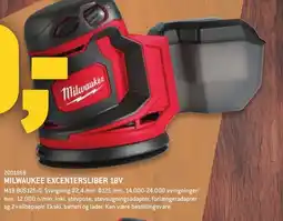 Johannes Fog MILWAUKEE Excentersliber 18v tilbud
