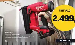 Johannes Fog MILWAUKEE Fuel stiftepistol 18v tilbud