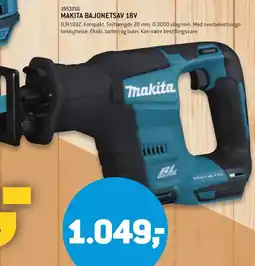 Johannes Fog MAKITA Bajonetsav 18v tilbud
