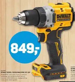 Johannes Fog DEWALT Bore-/skruemaskine xr 18v tilbud