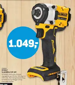 Johannes Fog DEWALT Slagnøgle xr 18v tilbud