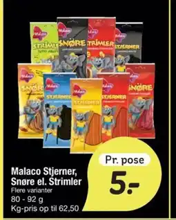 Fakta Tyskland Malaco Stjerner, Snøre el. Strimler tilbud
