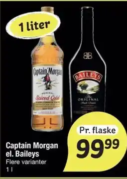 Fakta Tyskland Captain Morgan el. Baileys tilbud