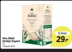 Fakta Tyskland Vina Albali Verdejo Organic tilbud