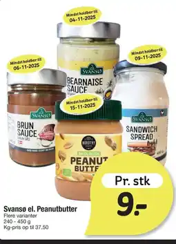 Fakta Tyskland Svansø el. Peanutbutter tilbud