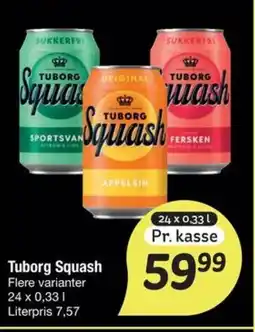 Fakta Tyskland TUBORG Squash tilbud