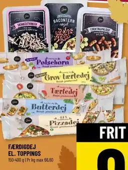 Løvbjerg Færdigdej el. toppings tilbud