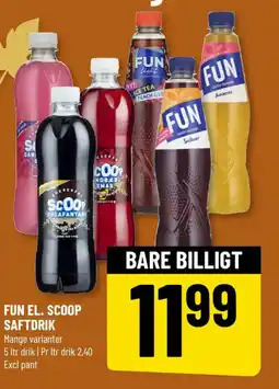 Løvbjerg Fun el. Scoop saftdrik tilbud