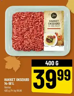Løvbjerg Hakket oksekød 14-18% tilbud