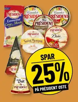 Løvbjerg PRÉSIDENT Oste tilbud