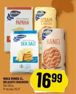 Løvbjerg Wasa runda el. delicate crackers tilbud