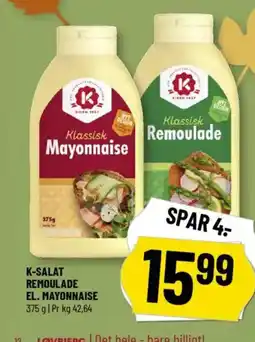 Løvbjerg K-salat Remoulade el. mayonnaise tilbud