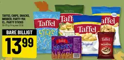 Løvbjerg Taffel chips, snacks, nødder, party mix el. party sticks tilbud