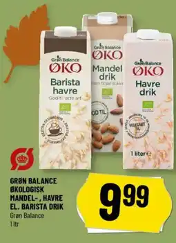 Løvbjerg Grøn Balance økologisk mandel-, havre el. barista drik tilbud