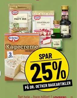 Løvbjerg På Dr. Oetker bageartikler tilbud
