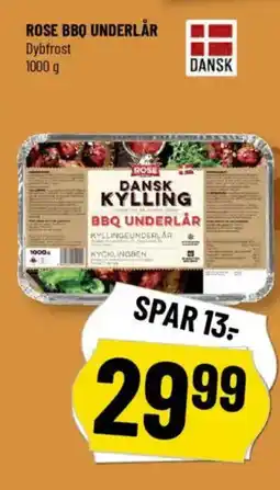 Løvbjerg Rose BBQ underlår tilbud