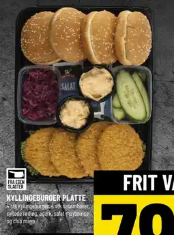 Løvbjerg Kyllingeburger platte tilbud