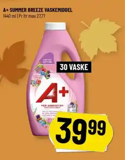 Løvbjerg A+ Summer breeze vaskemiddel tilbud