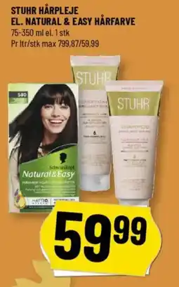Løvbjerg Stuhr hårpleje el. Natural & easy hårfarve tilbud
