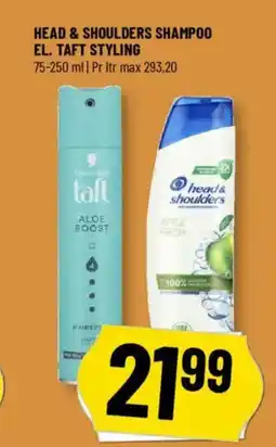 Løvbjerg HEAD & SHOULDERS Shampoo el. Taft styling tilbud