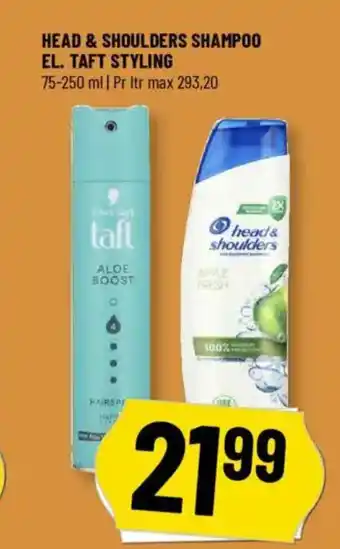 Løvbjerg HEAD & SHOULDERS Shampoo el. Taft styling tilbud