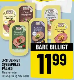 Løvbjerg 3-Stjernet spegepølse pålæg tilbud
