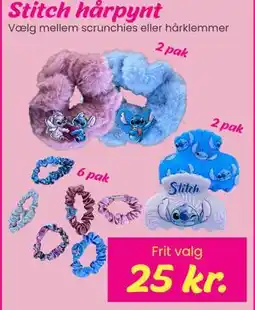 Hi five Stitch hårpynt, DKK 25 tilbud