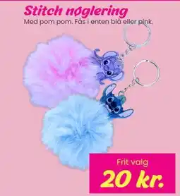 Hi five Stitch nøglering, DKK 20 tilbud