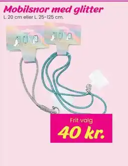 Hi five Mobilsnor med glitter, DKK 40 tilbud