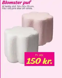 Hi five Blomster puf, DKK 150 tilbud