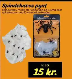 Hi five Spindelvævs pynt, DKK 15 tilbud