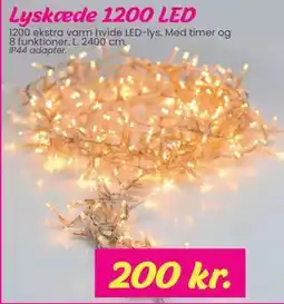 Hi five Lyskæde 1200 LED, DKK 200 tilbud