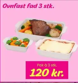 Hi five Ovnfast fad 3 stk., DKK 120 tilbud