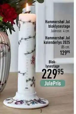 Imerco Hammershøi Jul bloklysestage, DKK 229.95 tilbud