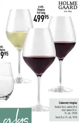 Imerco Cabernet vinglas, DKK 499.95 tilbud