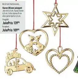 Imerco Karen Blixen julepynt tilbud