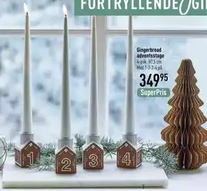 Imerco Gingerbread adventsstage, DKK 349.95 tilbud