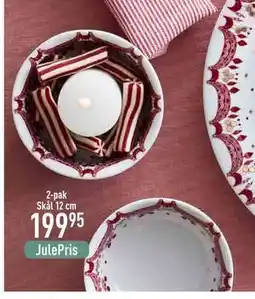 Imerco 2-pak Skål 12 cm, DKK 199.95 tilbud