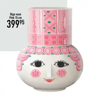 Imerco Olga vase Pink 15 cm, DKK 399.95 tilbud