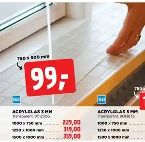 jem & fix ACRYLGLAS 3 MM tilbud