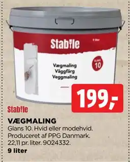 jem & fix VÆGMALING, DKK 199 tilbud