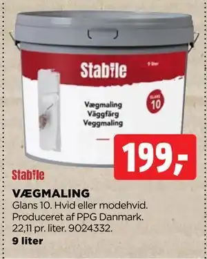jem & fix VÆGMALING, DKK 199 tilbud