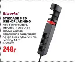 jem & fix STIKDÅSE MED USB-OPLADNING, DKK 248 tilbud