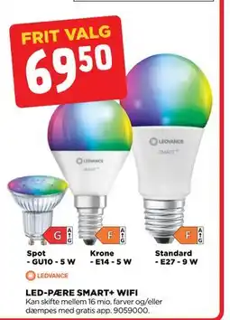 jem & fix LED-PÆRE SMART+ WIFI, DKK 69.5 tilbud