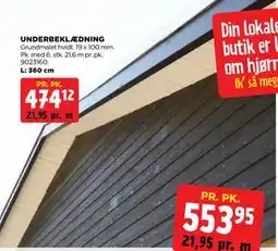 jem & fix UNDERBEKLÆDNING, DKK 474.12 tilbud