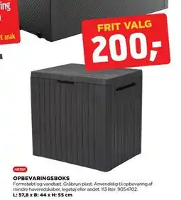 jem & fix OPBEVARINGSBOKS, DKK 200 tilbud