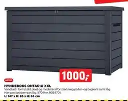 jem & fix HYNDEBOKS ONTARIO XXL, DKK 1000 tilbud