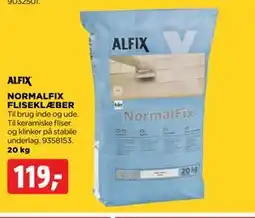 jem & fix NORMALFIX FLISEKLÆBER, DKK 119 tilbud