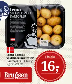 Dagli'Brugsen Irma danske vildmose kartofler tilbud