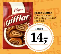 Dagli'Brugsen Pågen Gifflar tilbud